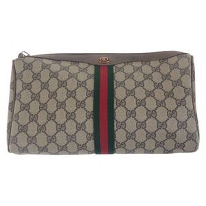 Gucci GG Supreme Canvas Clutch Bag